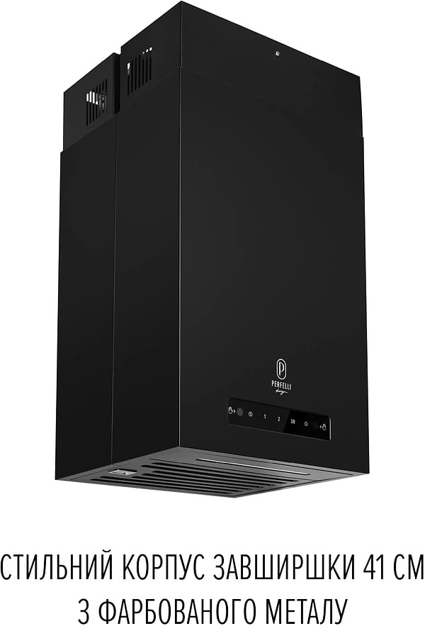 Фото - Вытяжка декоративная Perfelli DESIGN QUATTRO 41 NERO SILENZIO