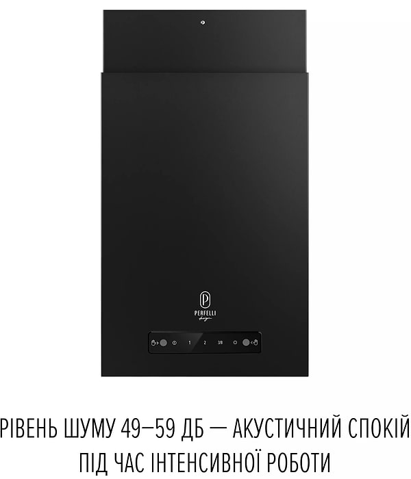 Фото - Вытяжка декоративная Perfelli DESIGN QUATTRO 41 NERO SILENZIO