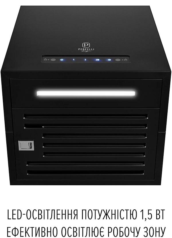 Фото - Вытяжка декоративная Perfelli DESIGN QUATTRO 41 NERO SILENZIO