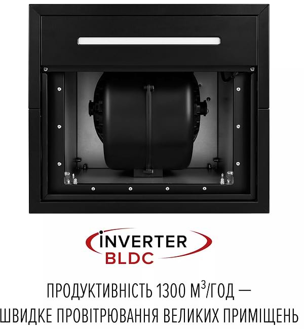 Фото - Вытяжка декоративная Perfelli DESIGN QUATTRO 41 NERO SILENZIO