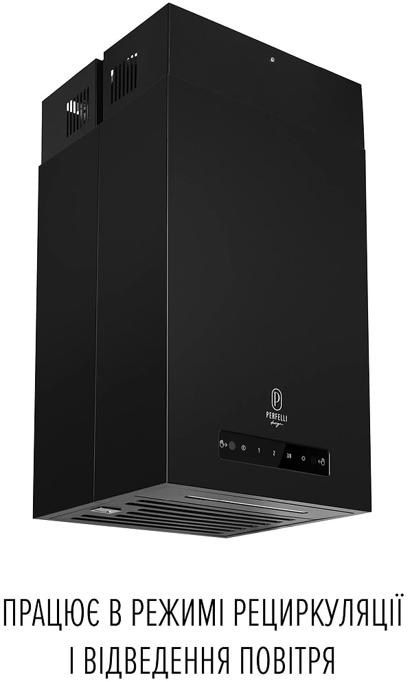 Фото - Вытяжка декоративная Perfelli DESIGN QUATTRO 41 NERO SILENZIO