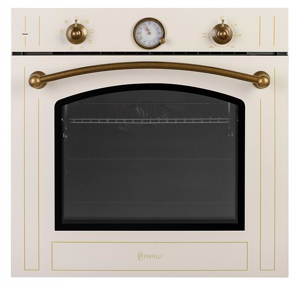 Фото - Духовой шкаф электрический Perfelli RETRO 6A8N BEIGE
