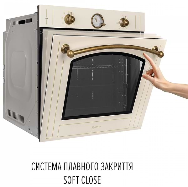 Фото - Духовой шкаф электрический Perfelli RETRO 6A8N BEIGE