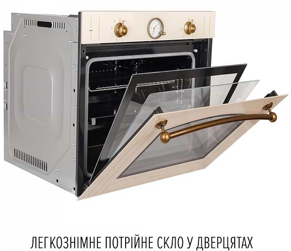 Фото - Духовой шкаф электрический Perfelli RETRO 6A8N BEIGE