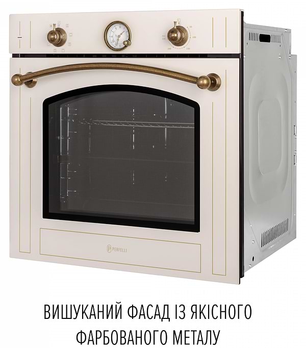 Фото - Духовой шкаф электрический Perfelli RETRO 6A8N BEIGE