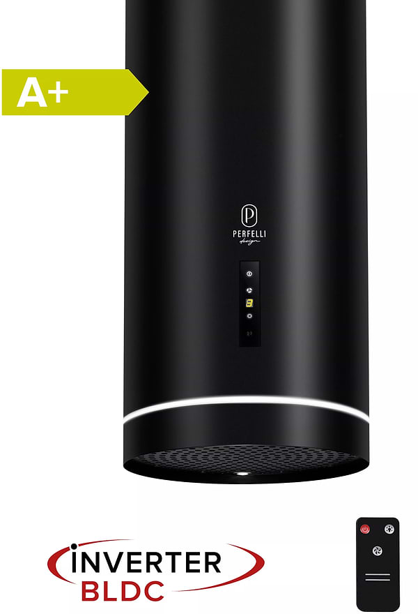 Фото - Витяжка декоративна Perfelli DESIGN RICCO 35 NERO SILENZIO