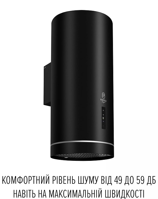 Фото - Витяжка декоративна Perfelli DESIGN RICCO 35 NERO SILENZIO