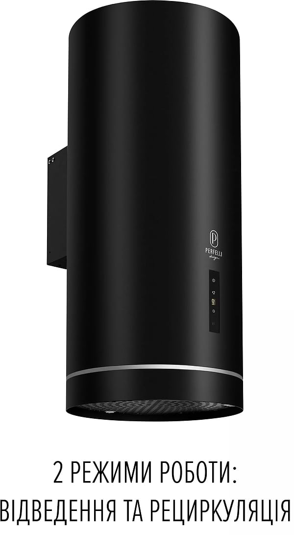 Фото - Витяжка декоративна Perfelli DESIGN RICCO 35 NERO SILENZIO