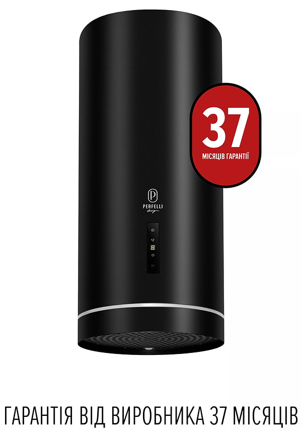 Фото - Витяжка декоративна Perfelli DESIGN RICCO 35 NERO SILENZIO