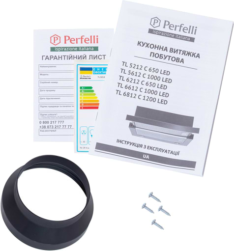 Фото - Вытяжка встраиваемая Perfelli TL 5612 C WH 1000 LED