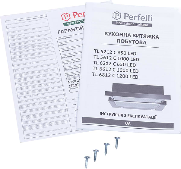Фото - Вытяжка встраиваемая Perfelli TL 6612 C S/I 1000 LED