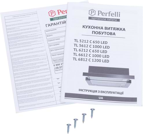 Фото - Вытяжка встраиваемая Perfelli TL 6812 C BL 1200 LED