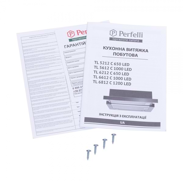 Фото - Вытяжка встраиваемая Perfelli TL 6812 C S/I 1200 LED