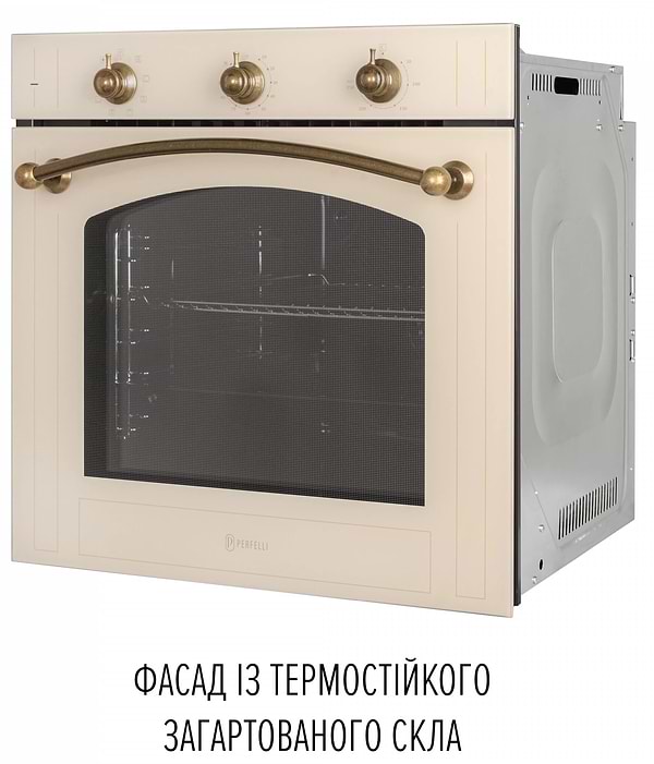 Фото - Духовой шкаф Perfelli VINTAGE 6M8L BEIGE