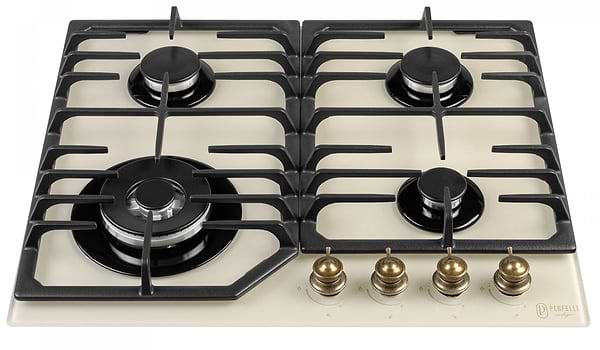 Фото - Варочная панель газовая Perfelli VINTAGE GW69C BEIGE