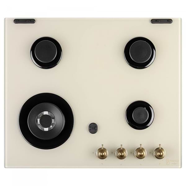 Фото - Варочная панель газовая Perfelli VINTAGE GW69C BEIGE