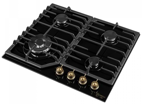 Фото - Варильна поверхня газова Perfelli VINTAGE GW69C NERO