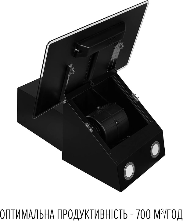 Фото - Вытяжка декоративная Perfelli VIO 6HW NERO