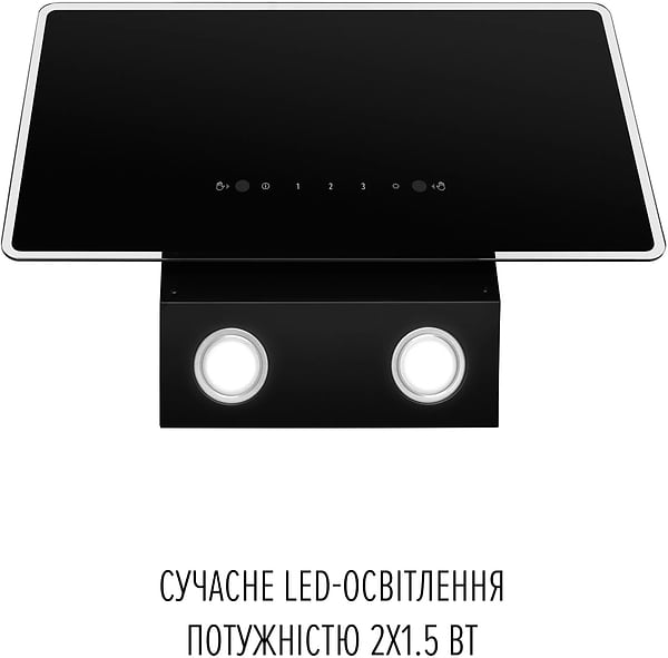 Фото - Вытяжка декоративная Perfelli VIO 5HW NERO