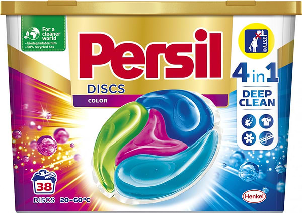 Капсулы для стирки Persil Диски Колор, 38 шт купить - цена, отзывы ...