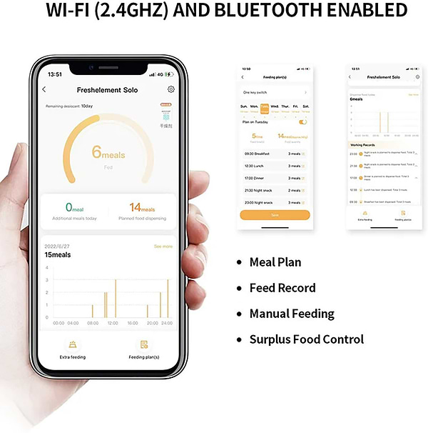 Фото - Смарт-годівниця для тварин PETKIT Fresh Element Solo White (P570)