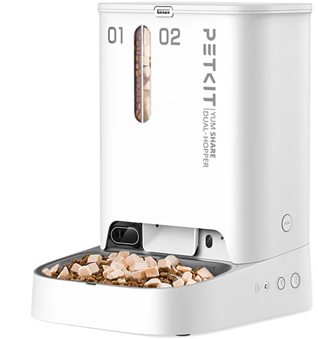 Смарт-годівниця для тварин PETKIT YumShare Dual-hopper with Cam (P591) - Фото 1