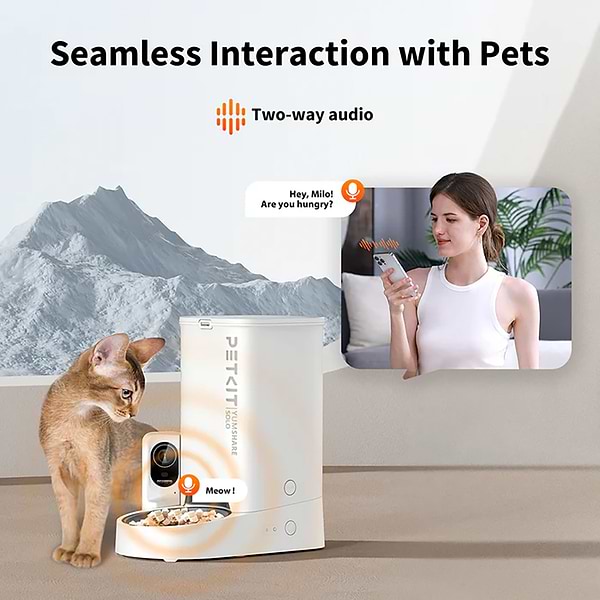 Фото - Смарт-годівниця для тварин PETKIT YumShare Solo with Cam (P571)