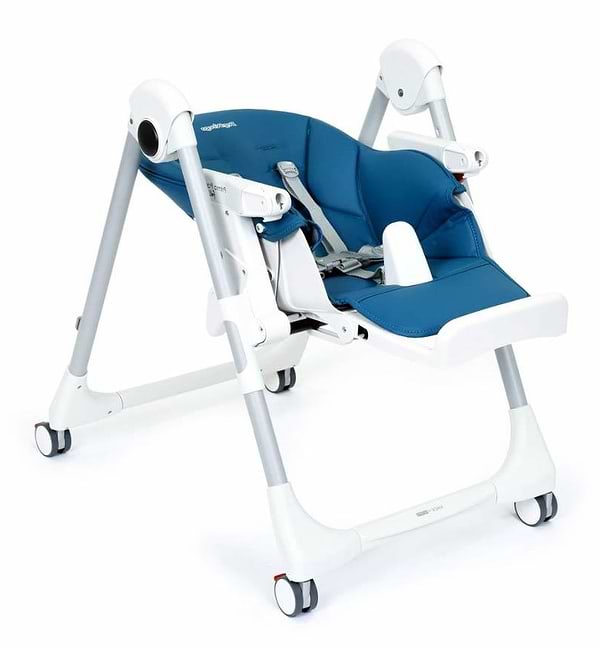 Фото - Стульчик для кормления трансформер Peg-Perego Prima Pappa Follow Me Petrolio (голубой)