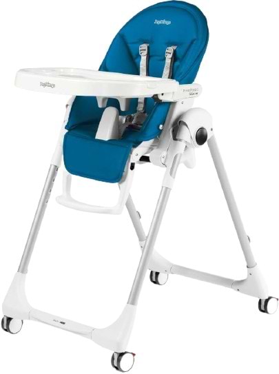 Фото - Стульчик для кормления трансформер Peg-Perego Prima Pappa Follow Me Petrolio (голубой)