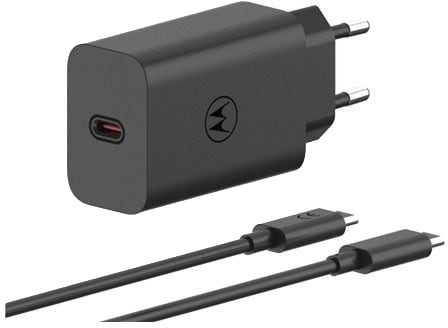 Фото - Мережевий зарядний пристрій Motorola 68W USB-С + 1m Black (PG38C06281) Фото - Мережевий зарядний пристрій Motorola 68W USB-С + 1m Black (PG38C06281)
