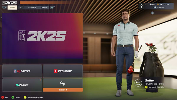 Фото - Ігровий диск PS5 PGA Tour 2K25