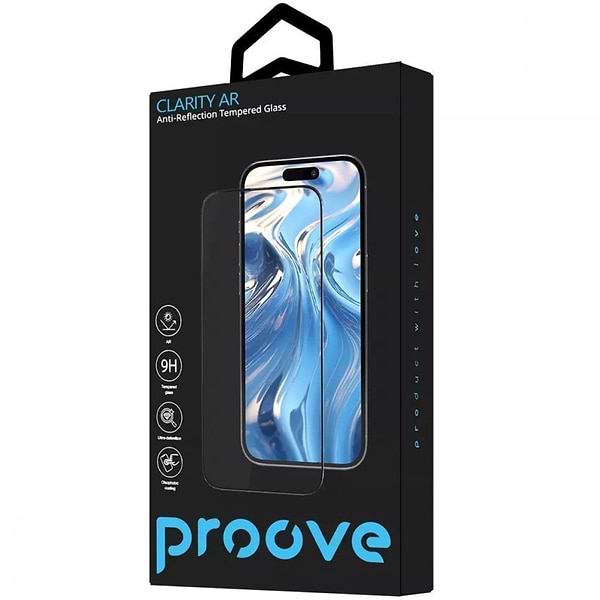Фото - Захисне скло для смартфону Proove Clarity AR iPhone 15 Pro Max Black (PGCARI15PM01)