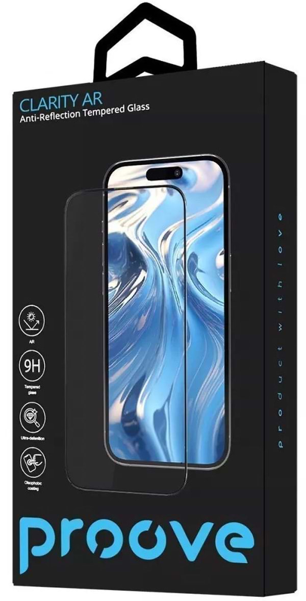 Фото - Захисне скло для смартфону Proove Clarity AR iPhone 16 Pro Black (PGCARI16P001)
