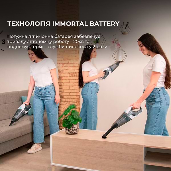 Фото - Автомобільний пилосос Cecotec Conga Rockstar Hand 8,4V (CCTC-08373)