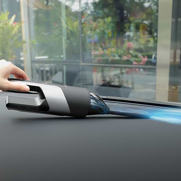Фото - Пылесос ручной для автомобиля HOCO PH16 Azure portable vacuum car cleaner Black silver (6931474712646)