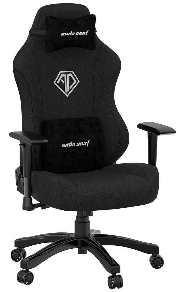 Фото - Кресло для геймеров Anda Seat Phantom 3 Size L Black Fabric (AD18Y-06-B-F)
