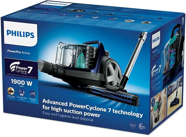 Фото - Пылесос для сухой уборки без мешка Philips FC9573/01