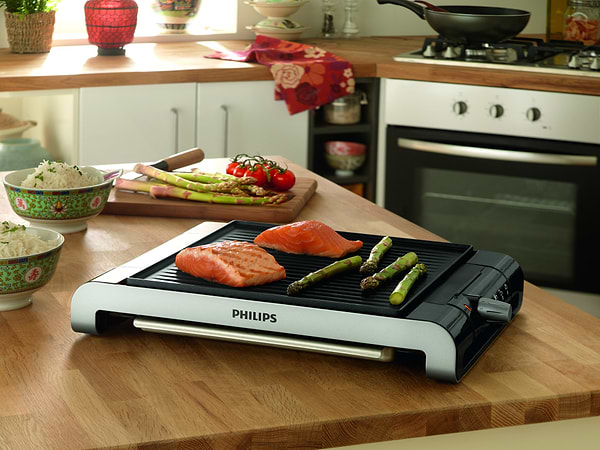 Фото - Уцінка - Гриль-барбекю електричний Philips HD4417/20 #