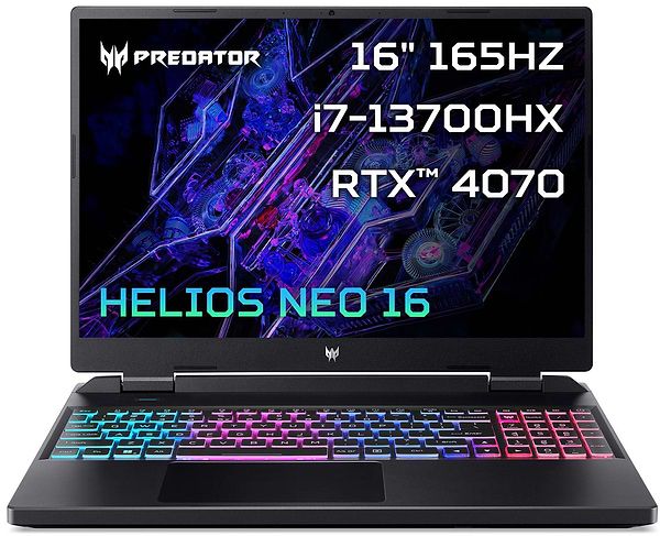 Фото - Ноутбук ігровий Acer Predator Helios Neo 16 PHN16-71 (NH.QLVEU.003) Shale Black