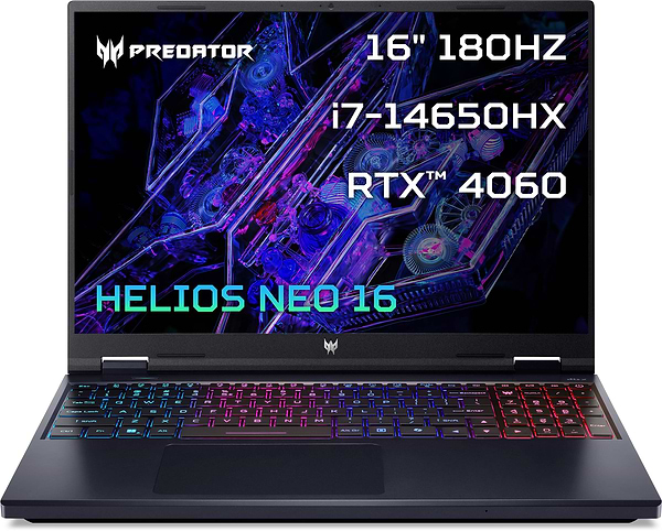 Фото - Ноутбук ігровий Acer Predator Helios Neo 16 PHN16-72 (NH.QRFEU.00J) Black Фото - Ноутбук ігровий Acer Predator Helios Neo 16 PHN16-72 (NH.QRFEU.00J) Black