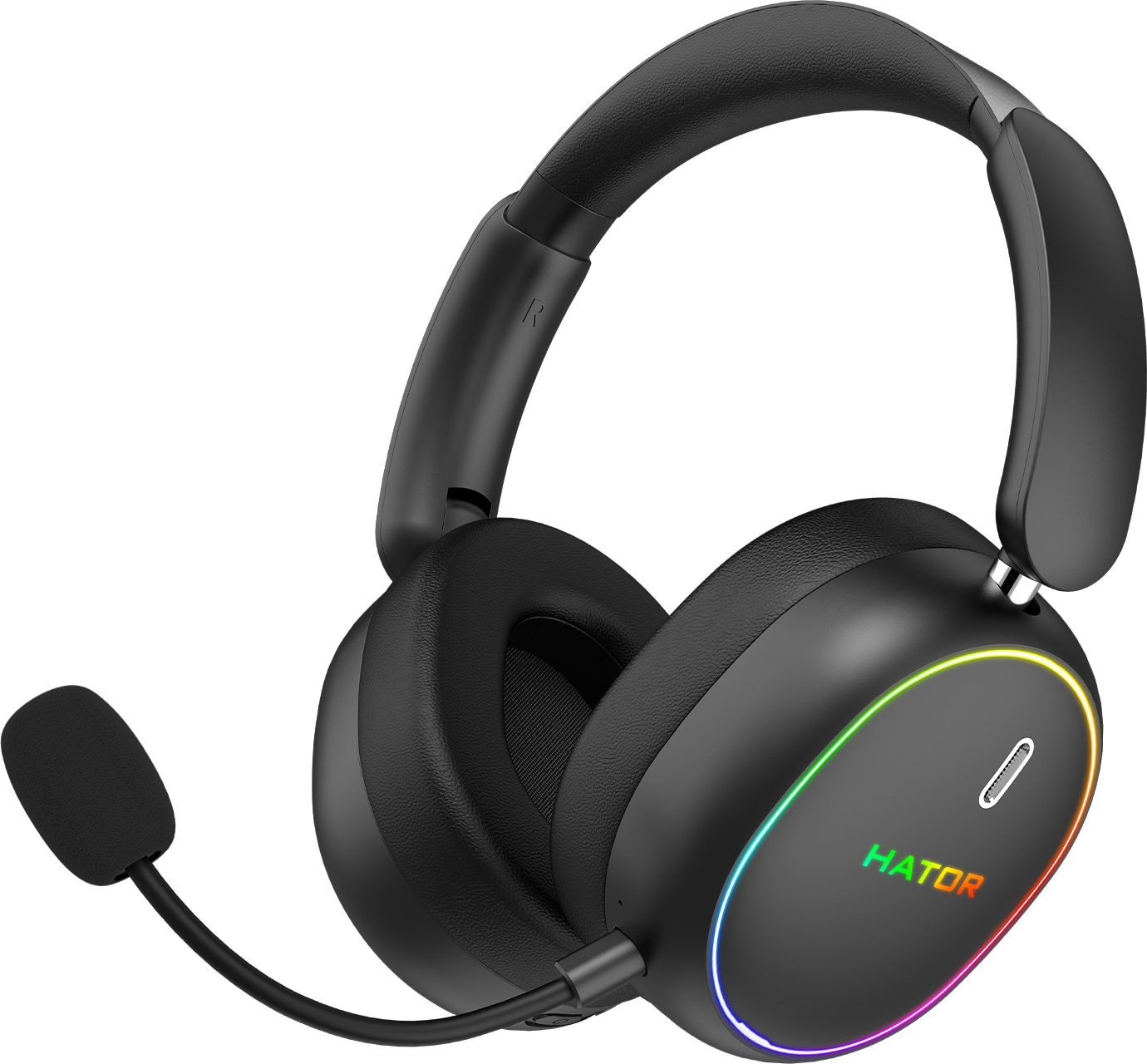 Гарнітура бездротова ігрова Hator Phoenix 2 Wireless Black (ESH40) - Фото 1