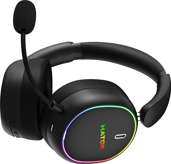 Фото - Уценка - Гарнитура беспроводная игровая Hator Phoenix 2 Wireless Black (ESH40)