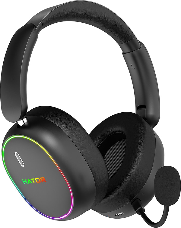 Фото - Уценка - Гарнитура беспроводная игровая Hator Phoenix 2 Wireless Black (ESH40)
