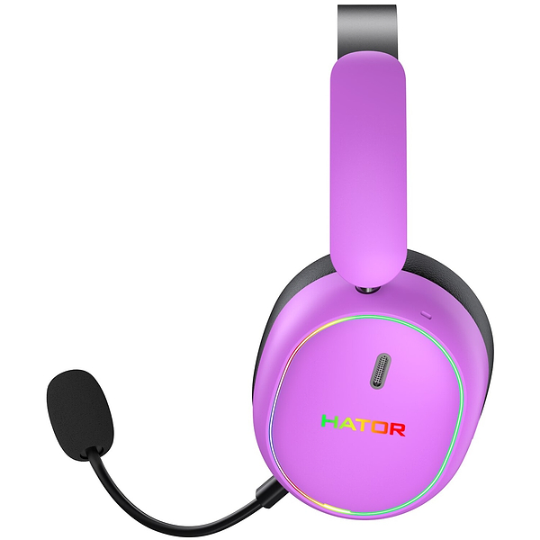 Фото - Гарнитура беспроводная игровая Hator PHOENIX 2 Hi-Res (ESH42) Wireless Cyber Violet