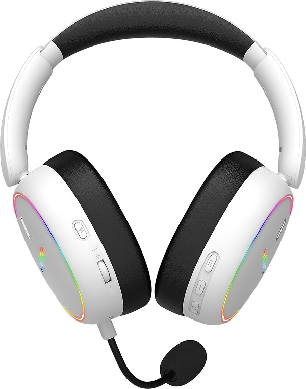 Фото - Гарнитура беспроводная игровая Hator Phoenix 2 Wireless White (ESH41)