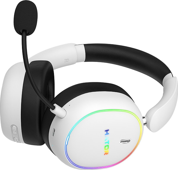 Фото - Гарнитура беспроводная игровая Hator Phoenix 2 Wireless White (ESH41)