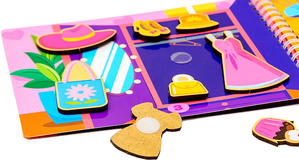 Фото - Настільна гра (5-7 років) PuzzleOk Розвиваючий альбом для дівчаток  (Puz-22921)