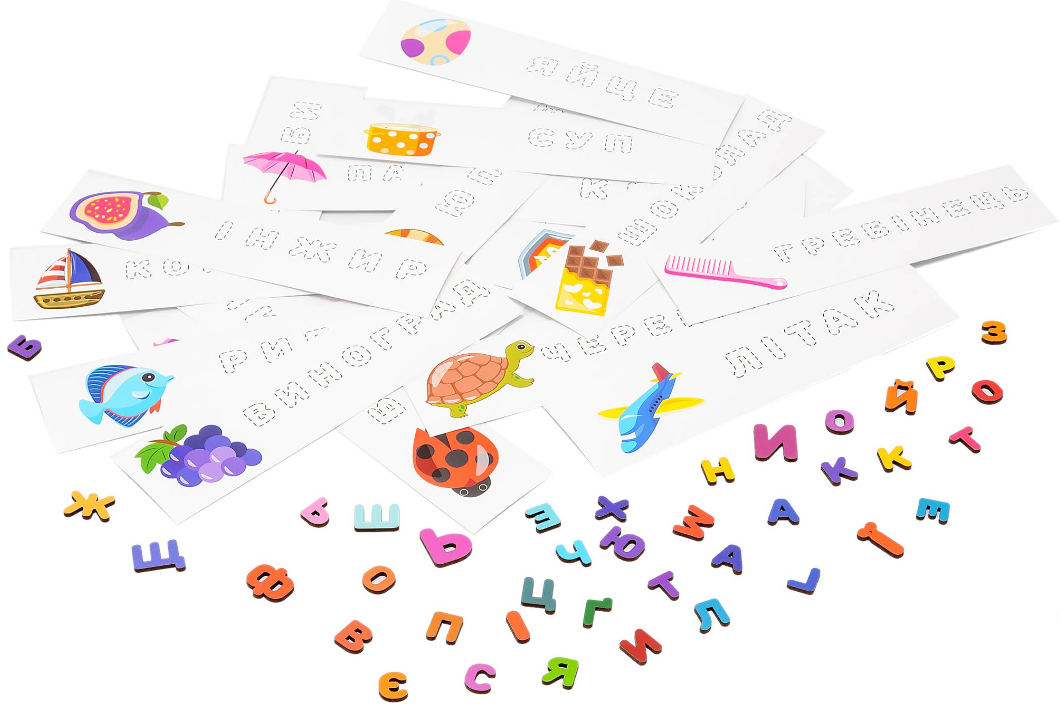 Фото - Настільна гра (5-7 років) PuzzleOk "Збери Слова"  (Puz-22928)