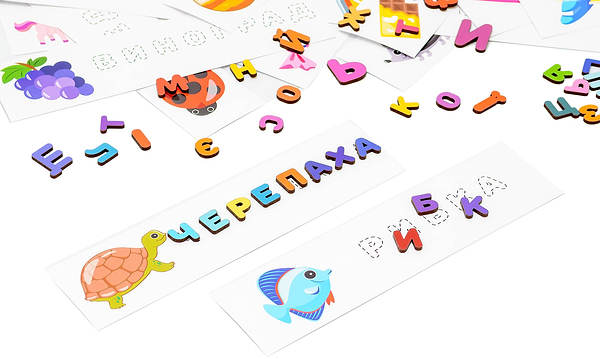 Фото - Настільна гра (5-7 років) PuzzleOk "Збери Слова"  (Puz-22928)