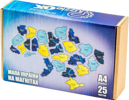 Фото - Пазлы (3-4 года) PuzzleOk Деревянная "Карта Украины" (PuzA4-01350)